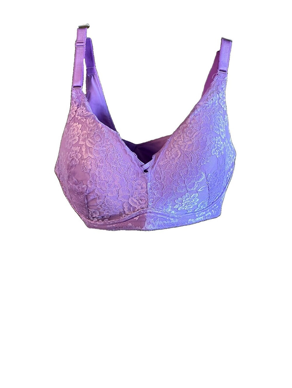 Torrid Dream Wire-Free Lightly Lined Boost Size 42DD Lace Purple